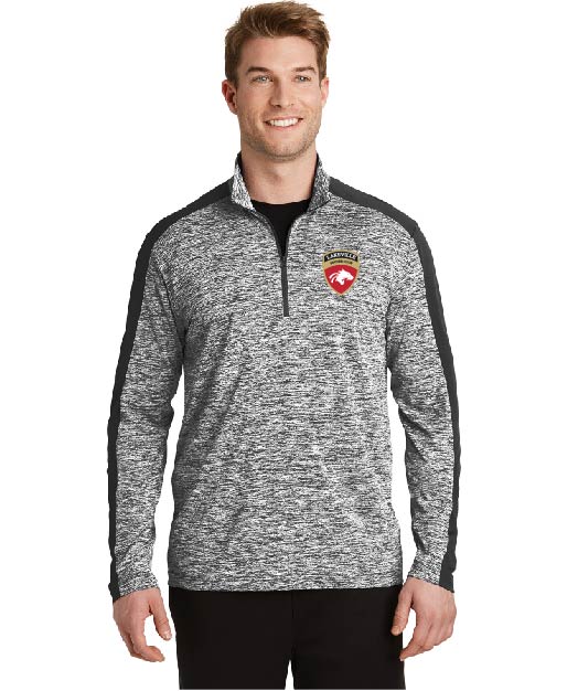 Lakeville Soccer - Sport-Tek® PosiCharge® Electric Heather Colorblock 1/4-Zip Pullover