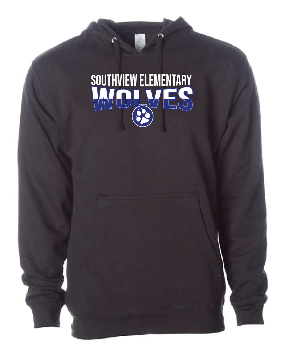 Southview - Youth & Adult Midweight Hooded Sweatshirt - SV Wolves