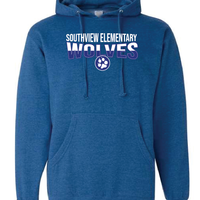 Southview - Youth & Adult Midweight Hooded Sweatshirt - SV Wolves