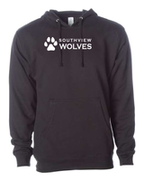 
              Southview - Youth & Adult Midweight Hooded Sweatshirt - SV Paw
            