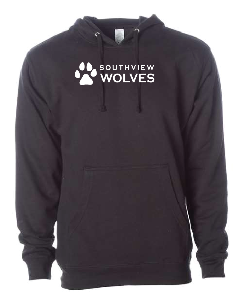 Southview - Youth & Adult Midweight Hooded Sweatshirt - SV Paw