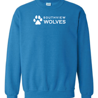 Southview - Youth & Adult Crewneck Sweatshirt - SV Paw