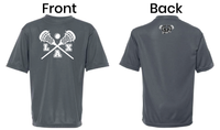 
              Firehawks Lacrosse - LAX Adult & Youth Wicking T-Shirt
            