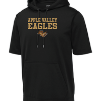 AV Eagles - Youth Short Sleeve Hooded Eagle Logo