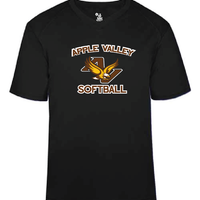 AV Softball - Adult and Youth B-Core V-Neck T-Shirt