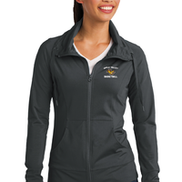 AV Basketball - Sport-Tek® Ladies Sport-Wick® Stretch Full-Zip Jacket