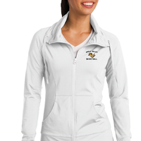 AV Basketball - Sport-Tek® Ladies Sport-Wick® Stretch Full-Zip Jacket